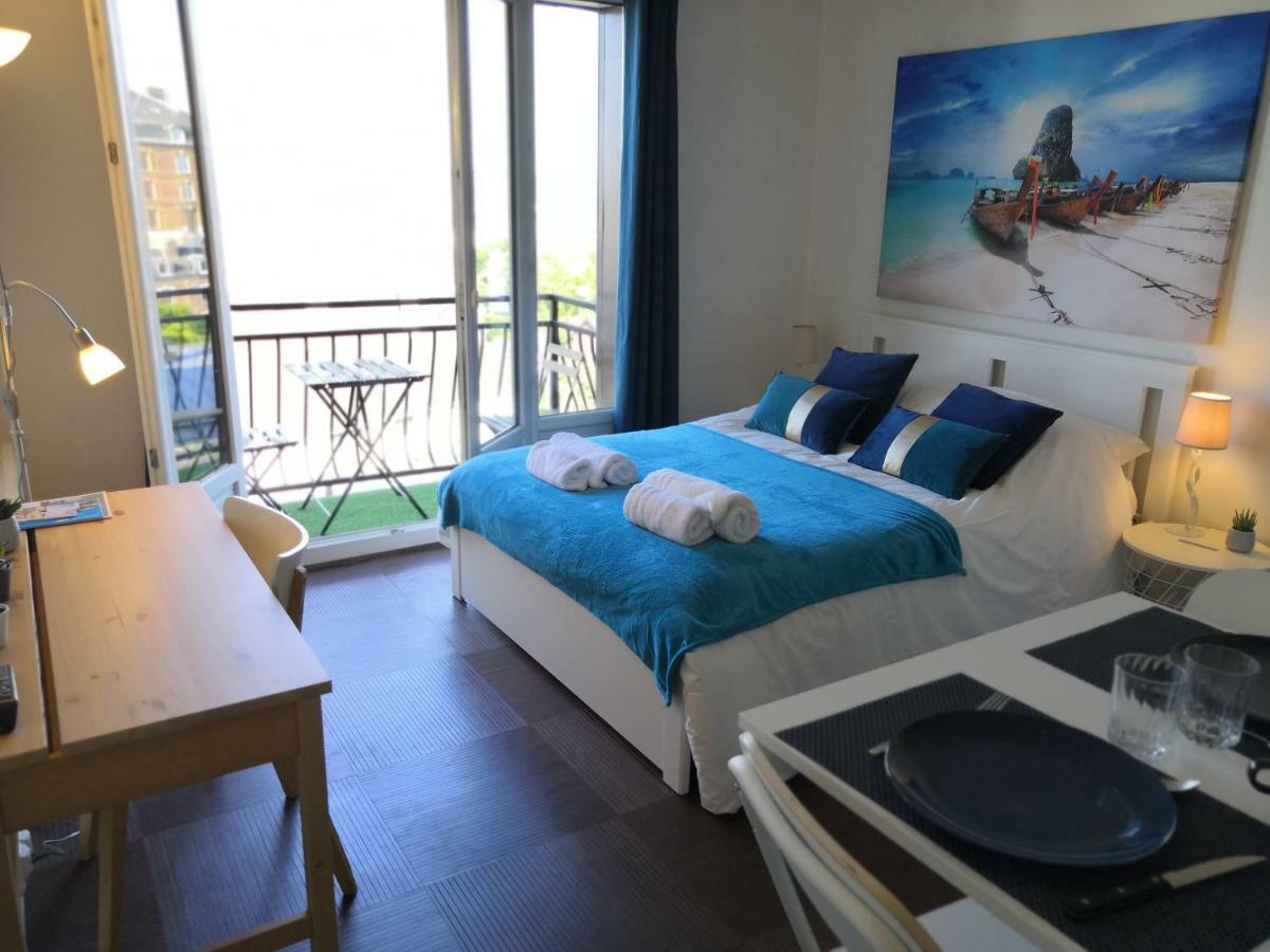 Escale Dieppe Gambetta - Appart Et Studios 2-6 Personnes Vue Ville Et Mer Екстер'єр фото